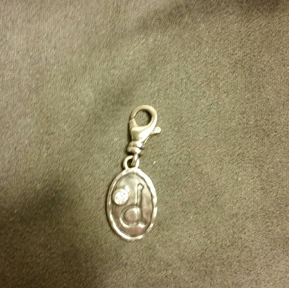 Silpada Initial D Charm, Ret Sample - image 1
